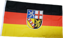 Fahne Flagge Bundesland Saarland 90 x 150 cm mit 2 Ösen für Fahnenmast