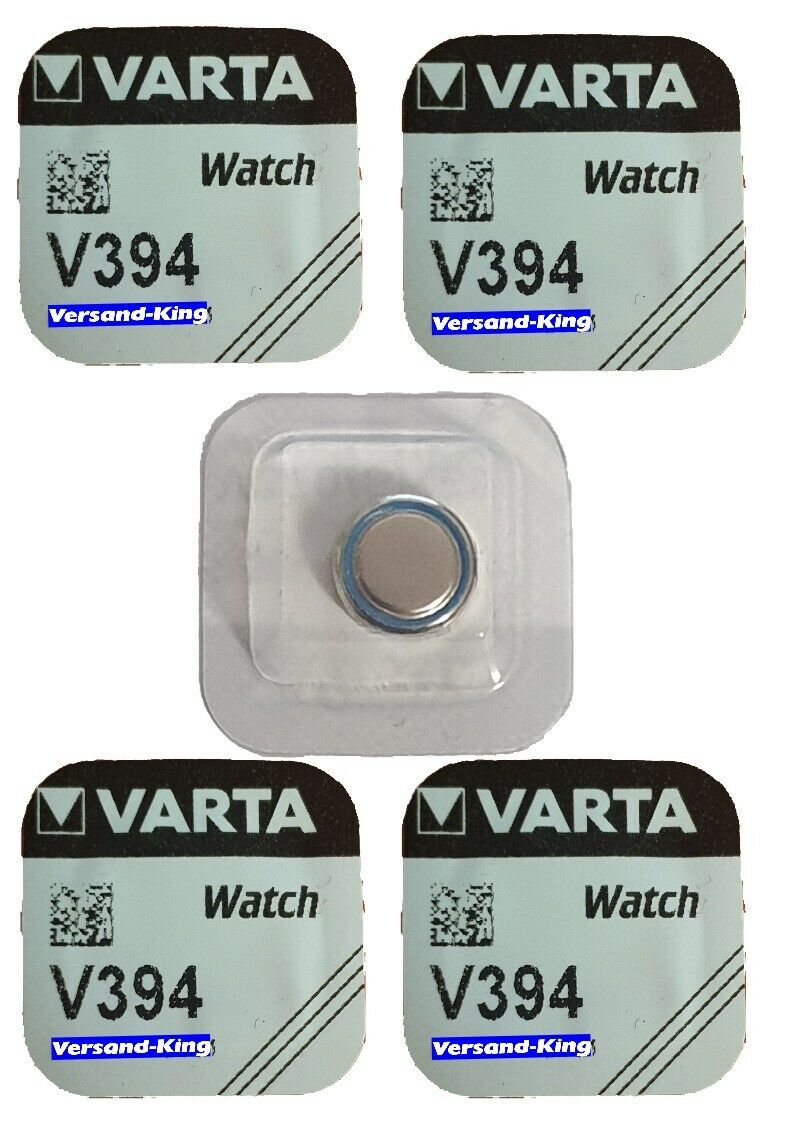 5 x VARTA V394 Knopfzelle 1,5 Volt V 394 Batterie SR 936 Uhrenbatterie AG 9