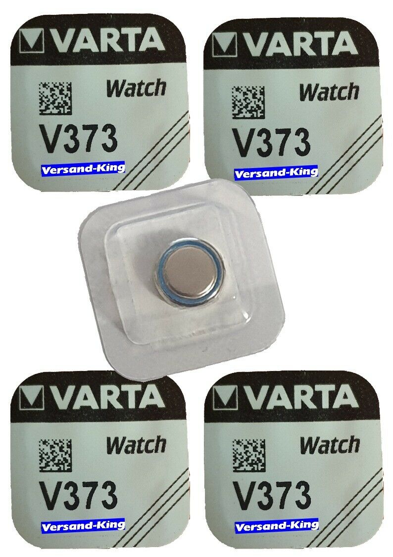5 x VARTA V373 Knopfzelle 1,5 Volt V 373 Batterie SR 916 Uhrenbatterie