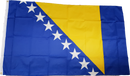 Fahne Flagge Bosnien und Herzegowina 90 x 150 cm mit 2 Ösen für Fahnenmast