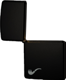 Original ZIPPO Feuerzeug schwarz matt ohne Insert black matte