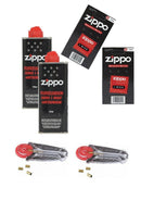 ZIPPO Original Zubehör : Benzin Feuersteine Docht Watte Filz Fluid Flint wick