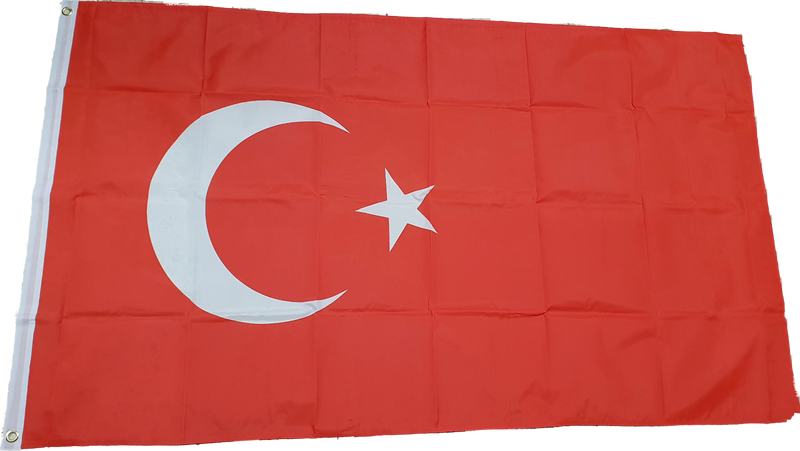 Fahne Flagge Türkei 90 x 150 cm mit 2 Ösen