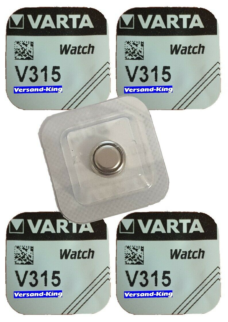 5 x VARTA V315 Knopfzelle 1,5 Volt V 315 Batterie SR 716 Uhrenbatterie