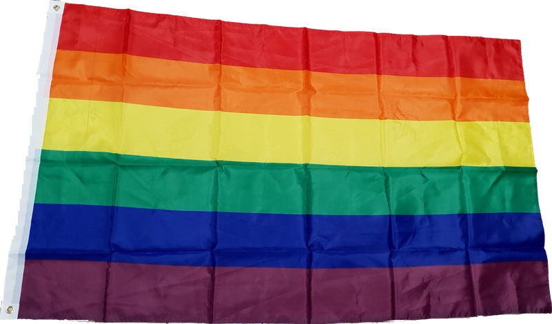 Fahne Flagge Regenbogen Gay 90 x 150 cm mit 2 Ösen