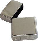 Original ZIPPO Feuerzeug Chrome brushed ohne Insert Chrom gebürstet