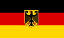 Flagge / Fahne Deutschland mit Adler Hissflagge 150 x 250 cm XXL mit 2 Ösen