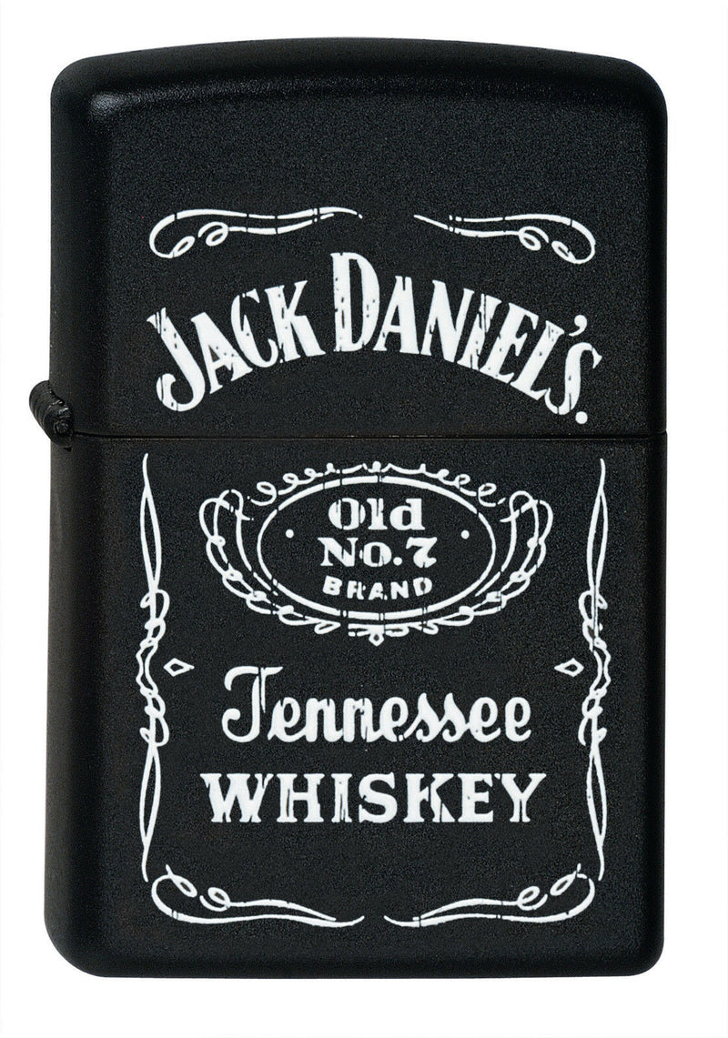 ZIPPO Feuerzeug 2000409 Jack Daniels Label black matte