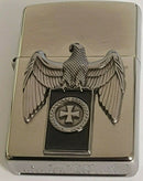 ZIPPO Feuerzeug Reichsadler Emblem Eisernes Kreuz + Zigarettenetui + Geschenkset