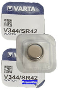 3 x VARTA V344 Knopfzelle 1,5 Volt V 344 Batterie SR42 Uhrenbatterie