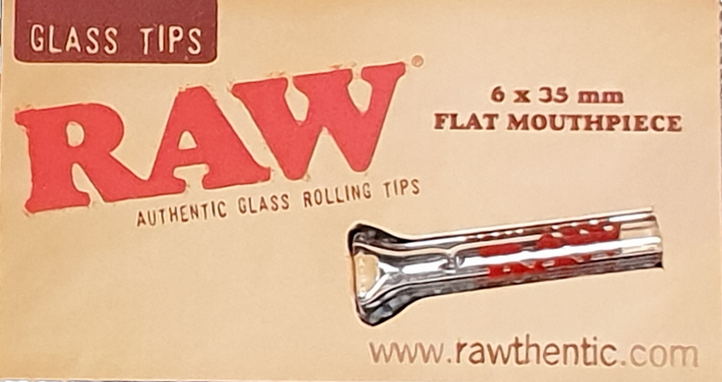 RAW Glas Mundstück 6 x 35 mm
