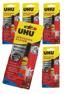 5 x UHU Sekundenkleber 3g Sekundenkleber Gel