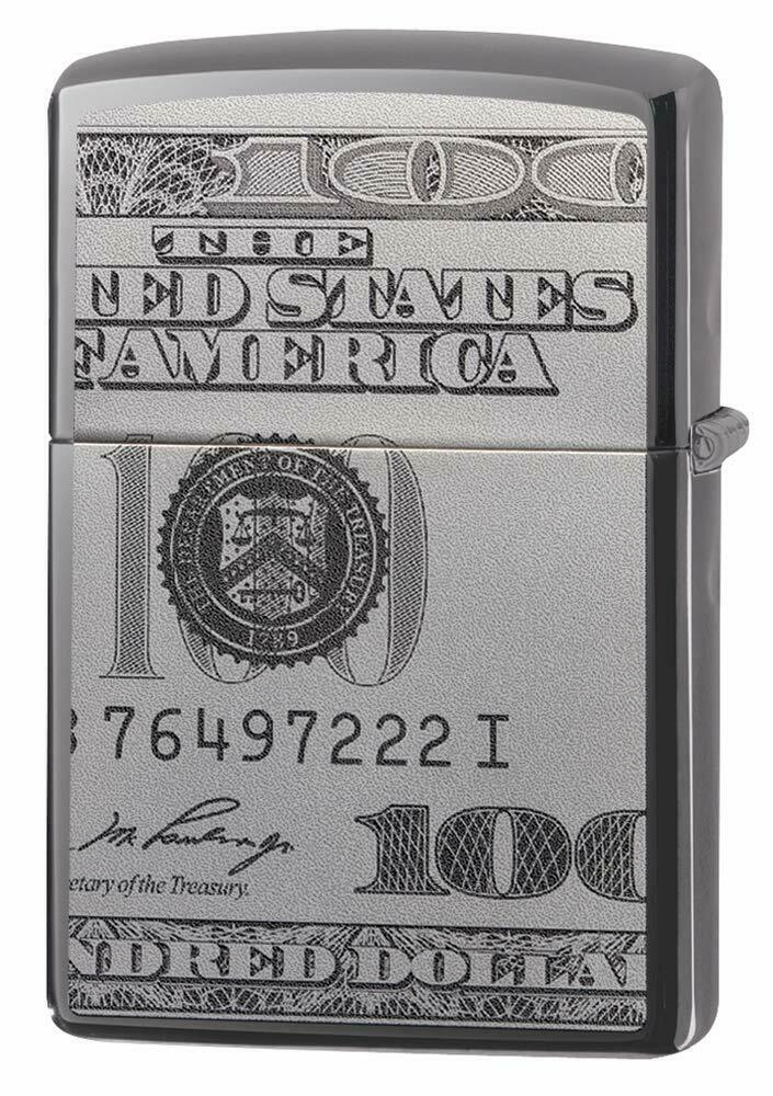 ZIPPO Feuerzeug 6004890 Banknote 100 Dollar