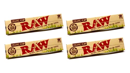 RAW Organic Hemp King Size Slim Blättchen 5 Stück (5x32)