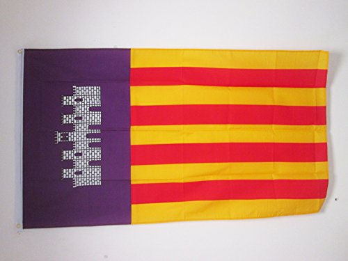 AZ FLAG Flagge Mallorca 150x90cm - Mallorca Fahne 90 x 150 cm - flaggen Top Qualität