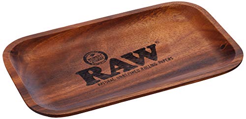 RAW Small Wood Rolling Tray-27,5 x 17,5 cm, Holz, braun, M
