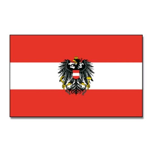Flagge Österreich, Fahne Österreich mit Adler