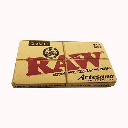 RAW Classic Artesano 1 1/4 Size 5 Stück (5x50) + Tips & Tray