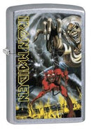 Zippo Iron Maiden Feuerzeug, Chrom, Silber, 6 x 3.8 x 1.8 cm