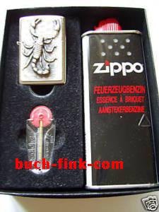 Zippo Feuerzeug Skorpion Geschenk-Set