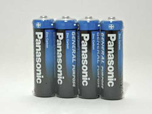 Batterie R6, 4 Stück, 1,5V, in Folie oder auf Blisterkarte