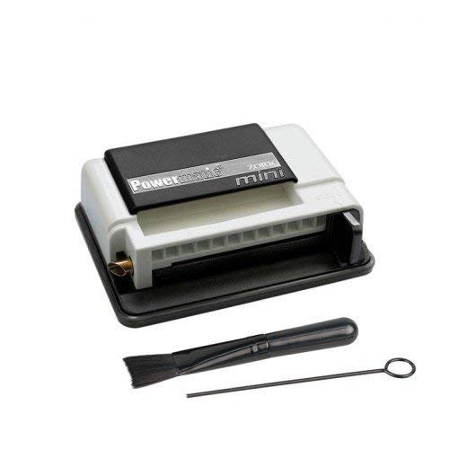 MM Powermatic Mini Black & White - Handstopfmaschine Zigarettenstopf-Maschine, Kunststoff, schwarz, 10 x 10 x 5 cm