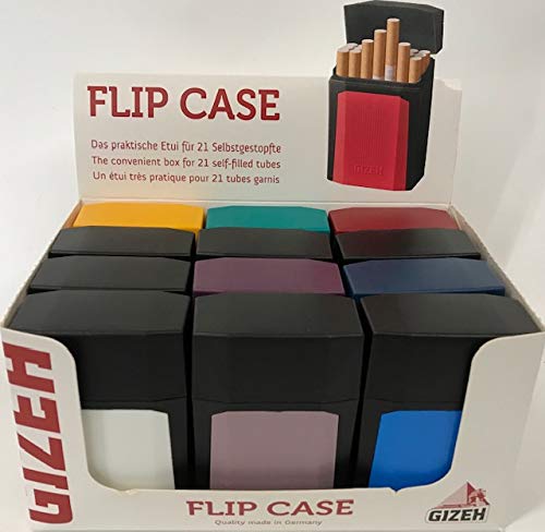 Gizeh Flip Case 12 Boxen verschiedene Farben