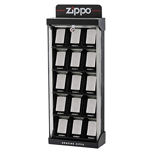 Zippo Aufbewahrungsschrank für 15 Feuerzeuge mit Schloss und Schlüssel