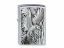 Zippo Feuerzeug 2002724 Phoenix on Fire Benzinfeuerzeug, Messing, Brushed Chrome, 1 x 3,5 x 5,5 cm
