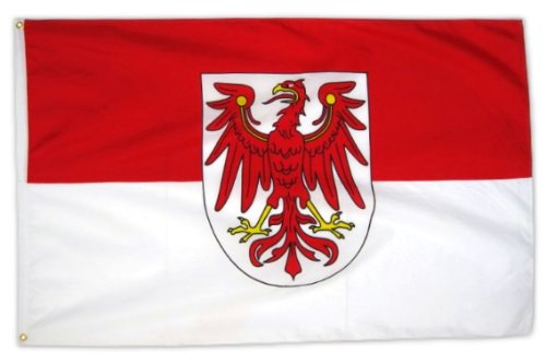 MM Brandenburg Flagge/Fahne, 150 x 90 cm, wetterfest, mehrfarbig, 16190