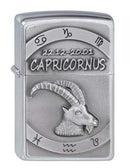 Zippo Feuerzeug 2002081 Capricornus Emblem Benzinfeuerzeug, Messing