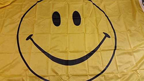 MM Smiley Flagge/Fahne, wetterfest, mehrfarbig, 250 x 150 x 1 cm, 16315