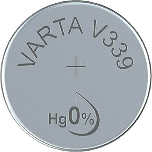 VARTA Batterien Electronics V339 Knopfzelle Uhrenbatterie 1er Pack Knopfzellen in Original 1er Blisterverpackung