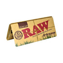 RAW Organic Natural unraffiniertes hanf blättchen - artesano papiermagazin und Tipps Pack - könig 110mm größe - (1)