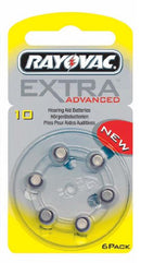 Rayovac Größe 10 Hörgeräte Batterie 1er Pack von 6 Zellen