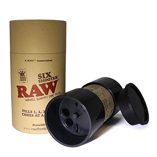 RAW 18319 Six Shooter Filler for King Size Cones, Kunststoff
