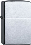 Chrome Gebürstet ZIPPO Geschenk-Set mit Benzin + Feuersteinspender GIFT-SET