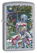Zippo Iron Maiden Feuerzeug, Chrom, Silber, 6 x 3.8 x 1.8 cm