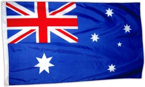 Australian Flag Souvenir! /Souvenir! / Speicher! / Memoria! About 150 cm by 90 cm / 5 x 3 Polyester for Celebrating Australian Heritage! / Drapeau! / Flagge! / Bandiera! / Bandera!