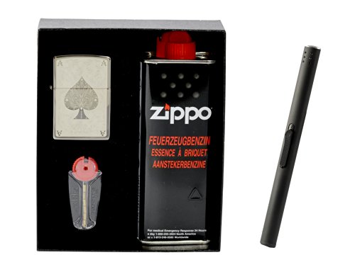 Zippo ACE Filigree im Geschenkset inkl. Stabfeuerzeug