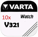 10 x VARTA V321 Knopfzelle 1,5 Volt V 321 Batterie SR 616 Uhrenbatterie