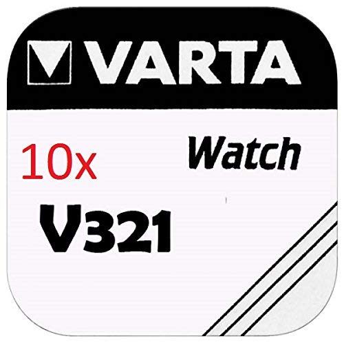 10 x VARTA V321 Knopfzelle 1,5 Volt V 321 Batterie SR 616 Uhrenbatterie