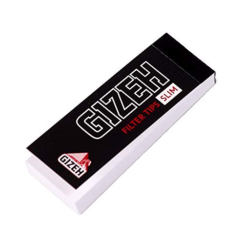 Gizeh Filter Tips SLIM King Size Filtertips Tips 12x Booklets