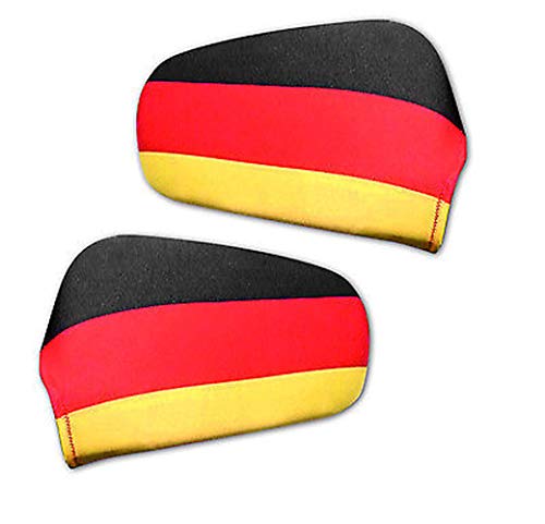 Deutschland Autospiegel-Flagge 2er-Set