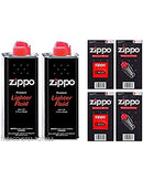 Zippo Feuerzeugbenzin-Set (2 Dosen Feuerzeugbenzin, 12 Zündsteine, 2 Dochte)