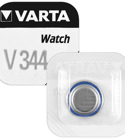 Varta V344/SR42 Knopfzelle Silberoxid, Uhrenbatterien, 1 Stück