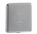 Zippo MM 16614 Zigaretten Etui Borussia Mönchengladbach - Cigarette Case Großes Logo - Gravur Zigaretten Etui, Chrom, Silber, 6 x 4 x 2 cm