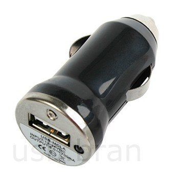 USB KFZ Auto Ladegert Adapter schwarz fr Gerte mit USB-Anschluss