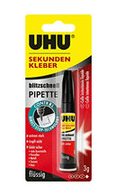 UHU Sekundenkleber blitzschnell Pipette Control, 3g