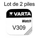 Knopfzelle Uhren-Knopfzelle Varta 309 SR48SW 1.55v-Varta 2 Batterien, 309/SR48